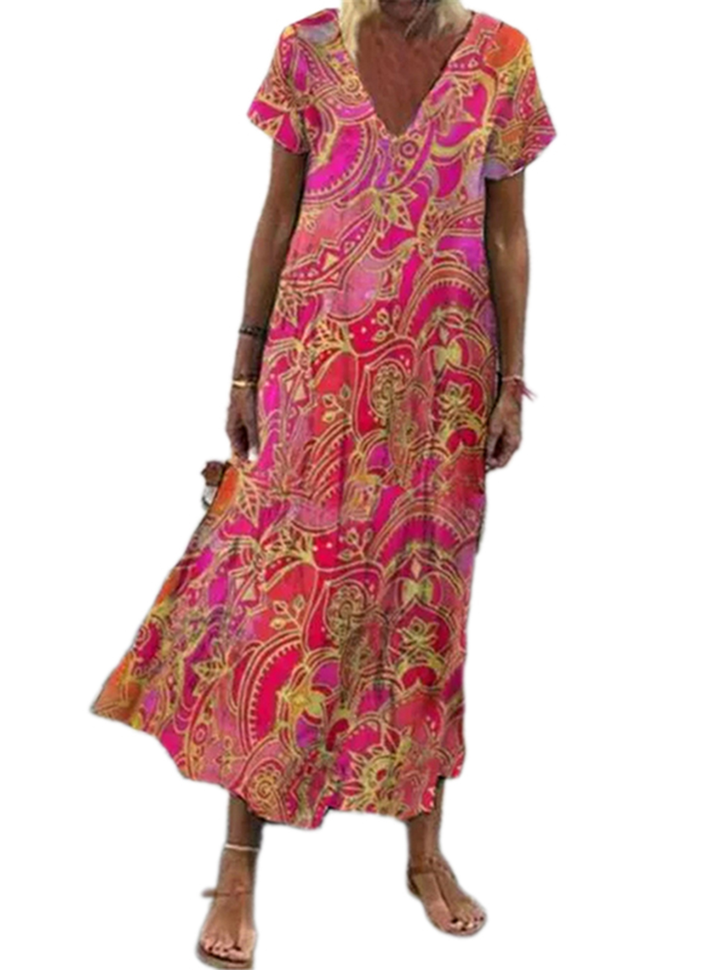 Loose Cocktail sundress beach Casual Party Dresses Long Sleeve Dress Floral Loose Cocktail sundress beach Casual Party Dresses Long Sleeve Dress Floral
